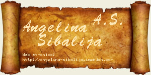 Angelina Šibalija vizit kartica